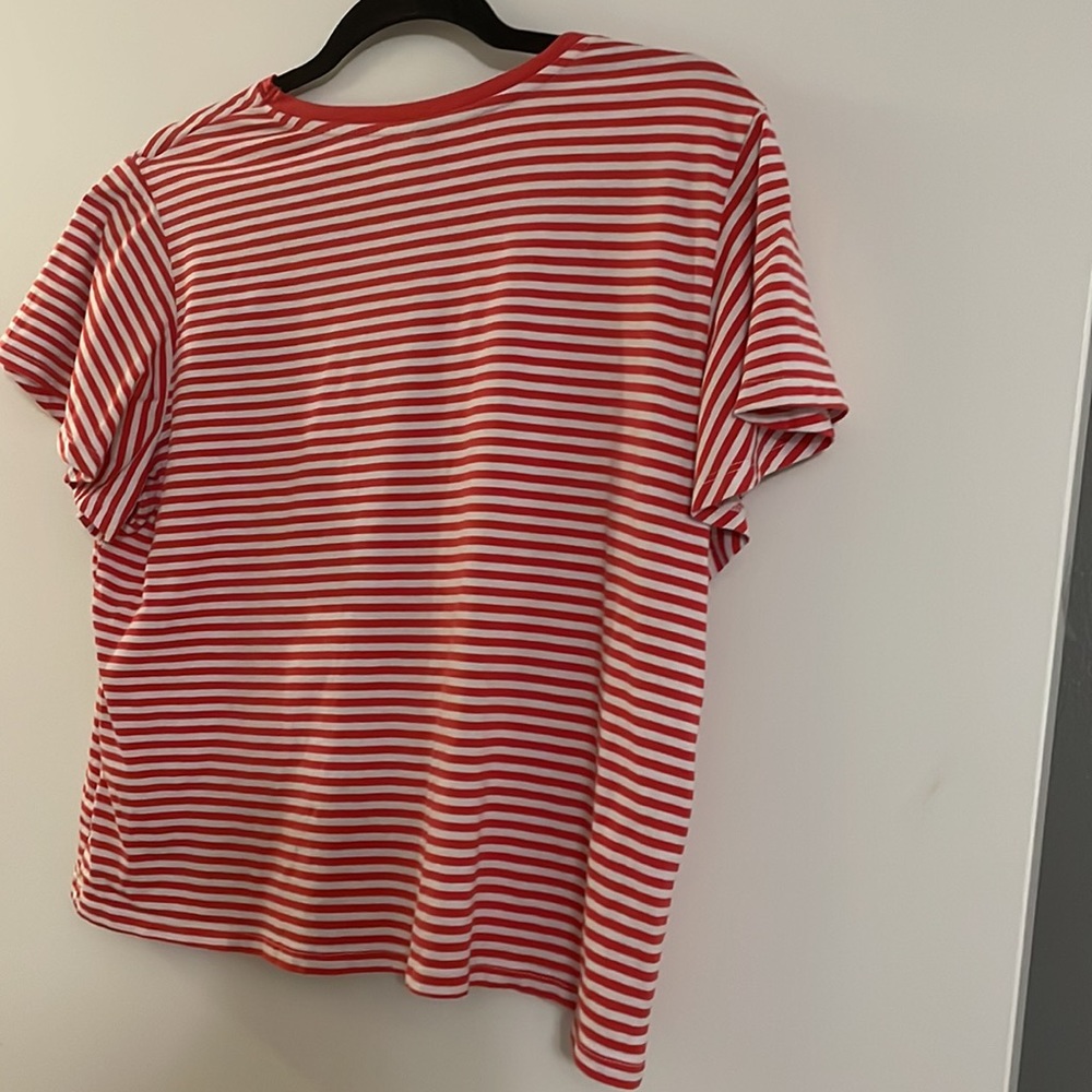 Divided H&M striped flutter sleeve boy bye small crop top - Picture 5 of 6